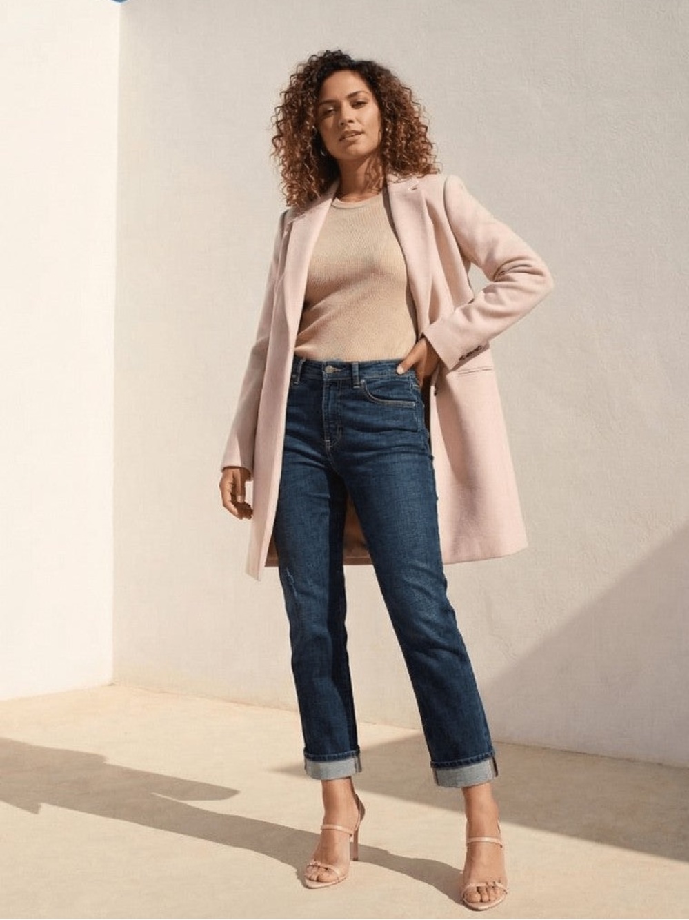 NWT $95 Retail ZEPHYRA TUMMY CONTROL HIGH RISE STRETCH STRAIGHT W/ SINGLE CUFF - Picture 3 of 12